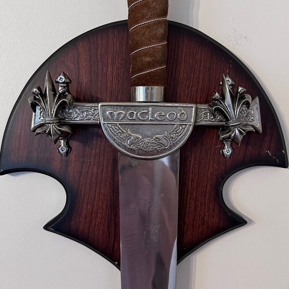 Medieval Inspired Sword Holder Wall Hanging - Picture 4 of 8